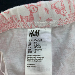 Girls H&M, cotton pyjama pants / bottoms, GUC, size 10,  