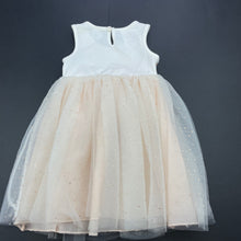 Load image into Gallery viewer, Girls Baby Baby, gold sequin &amp; tulle party dress, FUC, size 0, L: 45cm