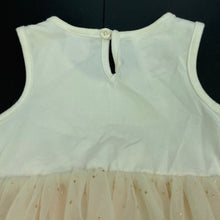 Load image into Gallery viewer, Girls Baby Baby, gold sequin &amp; tulle party dress, FUC, size 0, L: 45cm