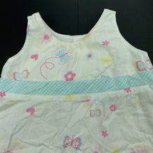 Load image into Gallery viewer, Girls Pumpkin Patch, lightweight cotton summer dress, FUC, size 000, L: 35cm