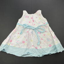 Load image into Gallery viewer, Girls Pumpkin Patch, lightweight cotton summer dress, FUC, size 000, L: 35cm