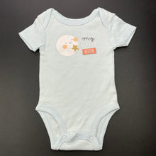 Load image into Gallery viewer, unisex The Peanutshell, soft cotton bodysuit / romper, EUC, size 000,  