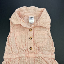 Load image into Gallery viewer, Girls Anko, lightweight crinkle cotton casual dress, GUC, size 1, L: 41cm