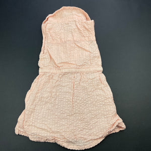 Girls Anko, lightweight crinkle cotton casual dress, GUC, size 1, L: 41cm