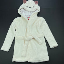 Load image into Gallery viewer, Girls Anko, soft fleece dressing gown / bath robe, EUC, size 1,  