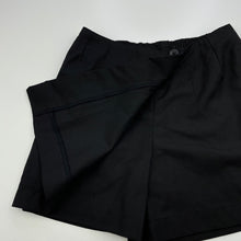 Load image into Gallery viewer, Girls Kids &amp; Co, black school shorts / skort, elasticated, EUC, size 5,  