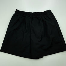 Load image into Gallery viewer, Girls Kids &amp; Co, black school shorts / skort, elasticated, EUC, size 5,  