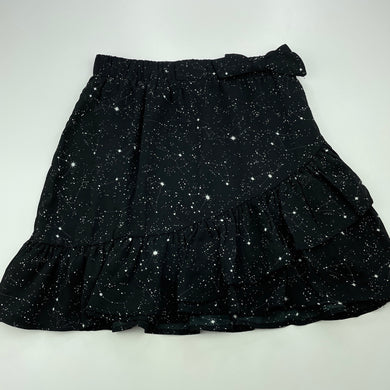Girls KID, lined lightweight skirt, elasticated, L: 40cm, EUC, size 10,  