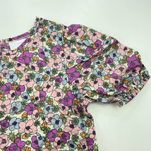 Load image into Gallery viewer, Girls Mango, lightweight floral cotton casual dress, EUC, size 4, L: 57cm