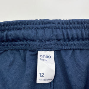 Boys Anko, navy sports / activewear shorts, EUC, size 12,  