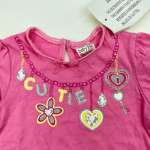 Load image into Gallery viewer, Girls Baby Biz, pink cotton t-shirt / top, NEW, size 000,  