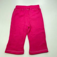 Load image into Gallery viewer, Girls B&amp;L, pink fleece lined casual pants, elasticated, EUC, size 0,  