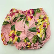 Load image into Gallery viewer, Girls Kilohana Clothing, authentic Hawaiian cotton dress &amp; bloomers, EUC, size 2, L: 44cm