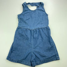 Load image into Gallery viewer, Girls Anko, chambray cotton summer playsuit, EUC, size 4,  