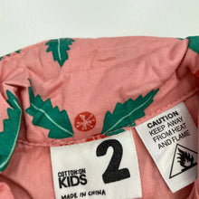 Load image into Gallery viewer, Girls Cotton On, Christmas cotton pyjama top, EUC, size 2,  