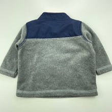 Load image into Gallery viewer, Boys Carters, grey fleece sweater / jumper, EUC, size 00,  