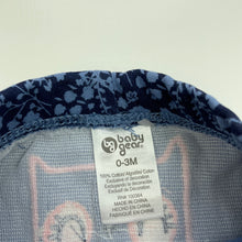 Load image into Gallery viewer, Girls Baby Gear, floral cotton leggings / bottoms, owl, EUC, size 000,  