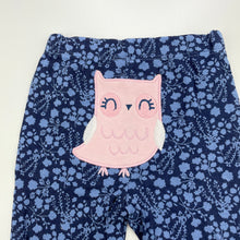 Load image into Gallery viewer, Girls Baby Gear, floral cotton leggings / bottoms, owl, EUC, size 000,  
