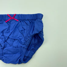 Load image into Gallery viewer, Girls Target, lightweight cotton bloomers / nappy cover, EUC, size 000,  