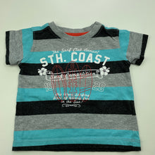 Load image into Gallery viewer, Boys Target, striped cotton t-shirt / top, GUC, size 000,  