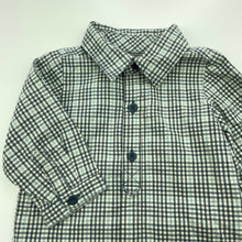 Load image into Gallery viewer, Boys Baby Gap, checked cotton long sleeve shirt, EUC, size 00,  