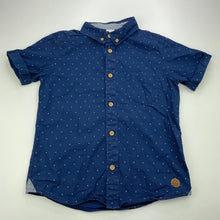 Load image into Gallery viewer, Boys Target, navy cotton short sleeve shirt, FUC, size 7,  