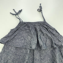 Load image into Gallery viewer, Girls Vonbon, hemp / organic cotton summer dress, GUC, size 2, L: 53cm