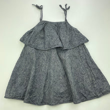Load image into Gallery viewer, Girls Vonbon, hemp / organic cotton summer dress, GUC, size 2, L: 53cm