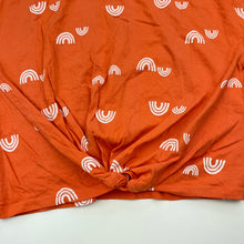 Load image into Gallery viewer, Girls Mango, orange cotton twist front top, EUC, size 12,  