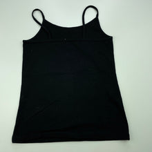 Load image into Gallery viewer, Girls Target, black stretchy singlet top, EUC, size 7,  