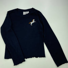 Load image into Gallery viewer, Girls Target, organic cotton blend pyjama top, unicorn, GUC, size 10,  