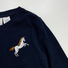 Load image into Gallery viewer, Girls Target, organic cotton blend pyjama top, unicorn, GUC, size 10,  