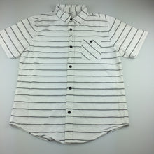 Load image into Gallery viewer, Boys Urban Supply , stripe cotton short sleeve shirt, FUC, size 16
