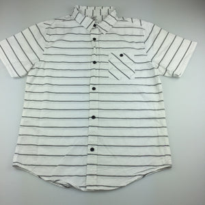 Boys Urban Supply , stripe cotton short sleeve shirt, FUC, size 16