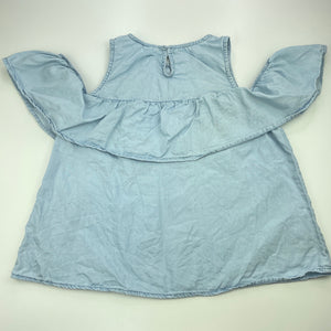 Girls Seed, lyocell open shoulder top, FUC, size 12,  