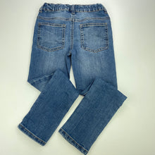Load image into Gallery viewer, Boys Anko, blue stretch denim jeans, adjustable, Inside leg: 51cm, FUC, size 6,  