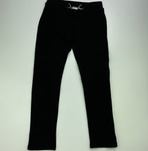 Load image into Gallery viewer, Girls KID, black stretch pants, elasticated, Inside leg: 53cm, GUC, size 10,  
