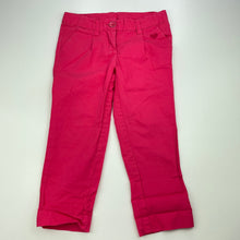 Load image into Gallery viewer, Girls Target, lightweight cotton pants, adjustable, Inside leg: 37.5cm, GUC, size 3,  