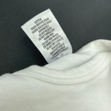 Load image into Gallery viewer, unisex Target, white cotton bodysuit / romper, GUC, size 0000,  
