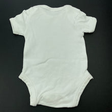 Load image into Gallery viewer, unisex Target, white cotton bodysuit / romper, GUC, size 0000,  