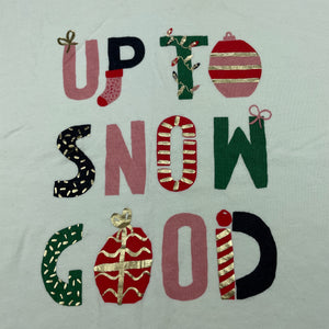 Girls Anko, cotton Christmas t-shirt / top, FUC, size 7,  