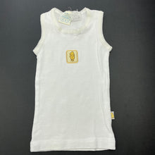 Load image into Gallery viewer, unisex Classic Pooh, white cotton singlet top, GUC, size 00,  