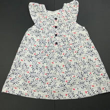 Load image into Gallery viewer, Girls purebaby, lightweight organic cotton summer dress, GUC, size 000, L: 34cm