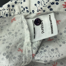 Load image into Gallery viewer, Girls purebaby, lightweight organic cotton summer dress, GUC, size 000, L: 34cm