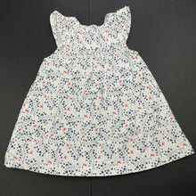 Load image into Gallery viewer, Girls purebaby, lightweight organic cotton summer dress, GUC, size 000, L: 34cm