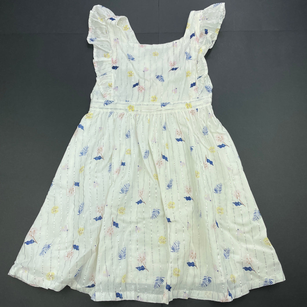 Girls Anko, cotton lined lightweight floral summer dress, EUC, size 4, L: 60cm