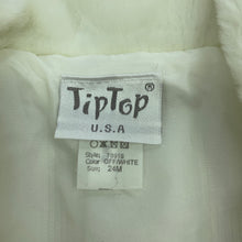 Load image into Gallery viewer, Girls Tip Top, cream faux fur cape / jacket, GUC, size 2,  
