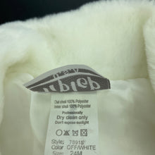 Load image into Gallery viewer, Girls Tip Top, cream faux fur cape / jacket, GUC, size 2,  