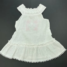 Load image into Gallery viewer, Girls Boomil, embroidered crinkle cotton summer top, FUC, size 2,  