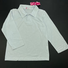 Load image into Gallery viewer, Girls Vogue Fashion, white long sleeve polo shirt / top, NEW, size 6,  